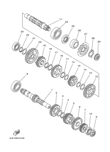 XVS125 Трансмиссия