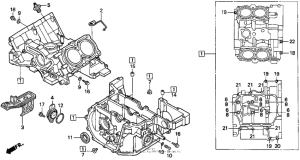 ST1100 Картер двигателя