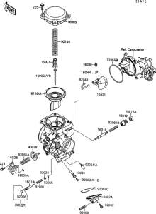 VN1500 Carburetor parts(1 / 2)