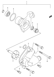 AN400 Водяная помпа