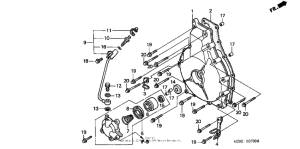 GL1500CD Кожух сцепления