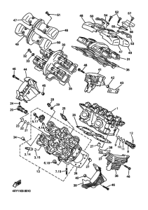 XVZ13TFS Головка цилиндров