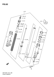 GSF1250 (ABS) Передняя вилка