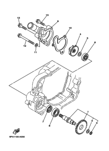YZ85 Водяная помпа