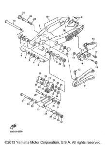 YZ400FK Бугель