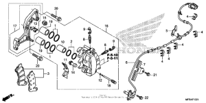 VT1300CT (ABS) Передний суппорт тормозной