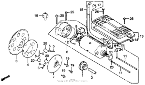 CB750 Стартер