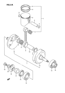 RM250 Вал коленчатый