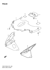 GSX-R1000 Body cowl cover