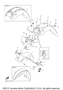 XVS1300CT Крыло