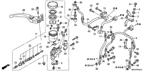 CB1000R (ABS) Fr. brake master cylinder