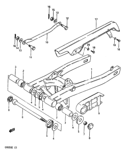 GR650 Маятник задний