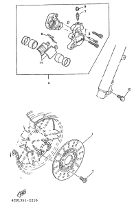 CW50R Vorderradbremssattel