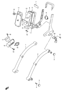 VS600 Ручка пассажира