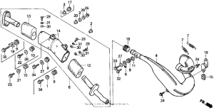 CR500R Глушитель