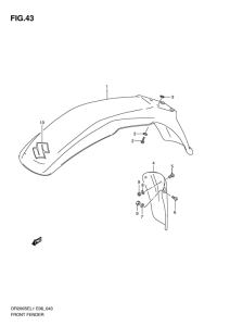 DR200 Переднее крыло