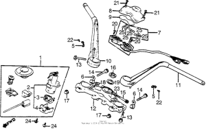 CBX Handlebar + top bridge