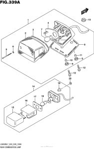 LS650 Задний фонарь