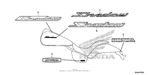VT750C2B Наклейки