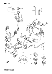 AN125 Жгут проводов