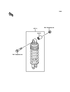 ZX250 Амортизатор