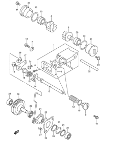 RM250 Клапан выхлопа