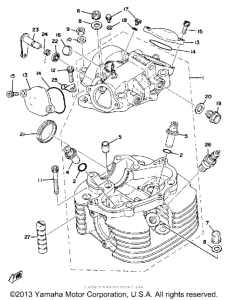 TT500C Головка цилиндров