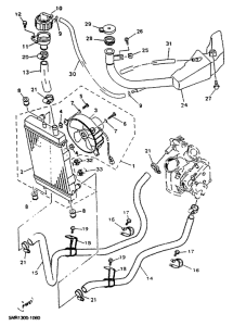 YP150D Радиатор