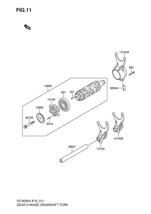 VZ1600 Переключение / вилка переключения