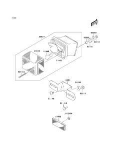  Taillight unit ass`y