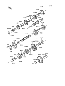 KL650 Трансмиссия