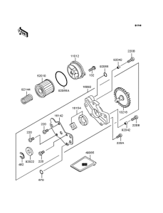 Масляный насос и фильтр