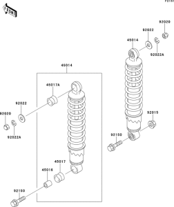 ER500 Подвеска  /  амортизатор
