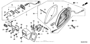 VT750CA Фонарь