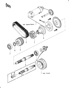 KZ650 Промежуточный вал