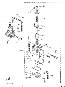 RD350LCF Карбюратор