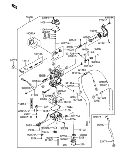 RM-Z250 Carburetor assy
