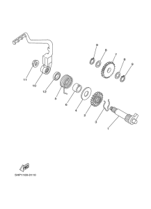 TTR125E Стартер