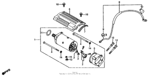 CB650 Стартер