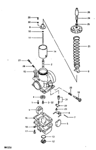RM125 Carburetor assy