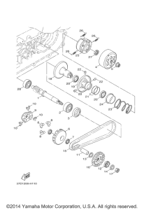 YW125 Сцепление