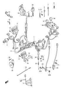 GSX-R600 Жгут проводов