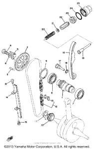 SR500H Camshaft-chain