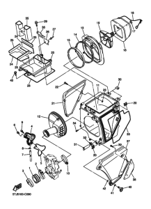 WR450F Впускная система