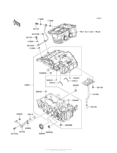 EX300 Картер двигателя