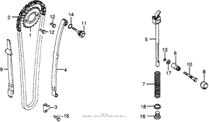 XL350 Cam chain + tensioner