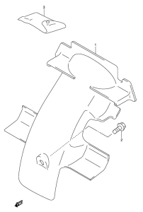 JR50 Заднее крыло