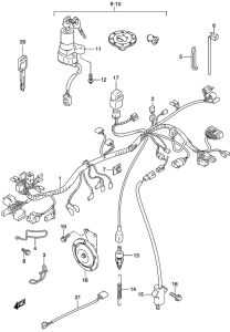 GS500 Жгут проводов