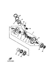 QA50 Коленчатый вал･поршень