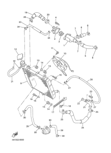 YZF-R1 Radiator. hose